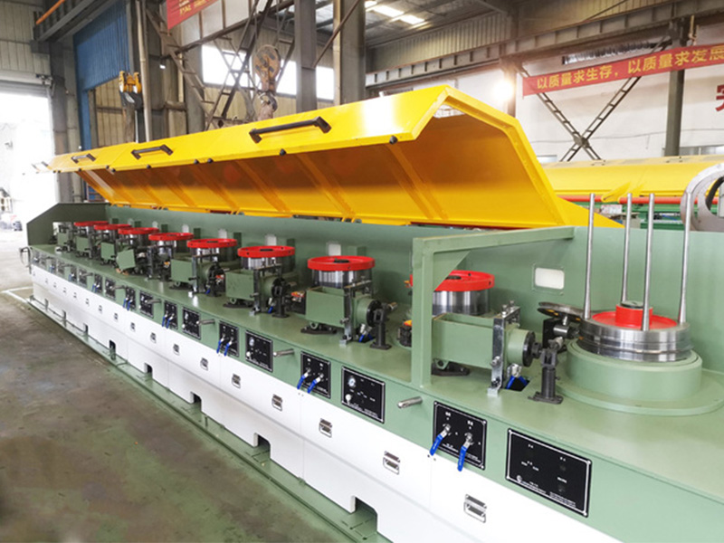 Mesin gambar kawat baja berpakaian aluminium